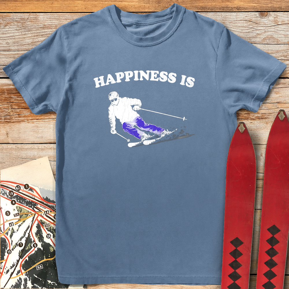 1054 Happiness Is White - Blue Jean