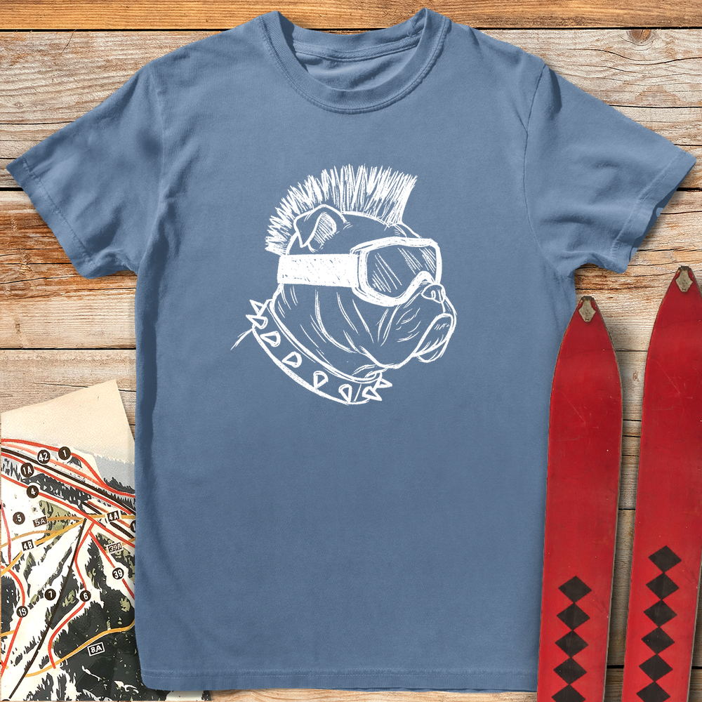 1046 Punk Dog Rider White - Blue Jean