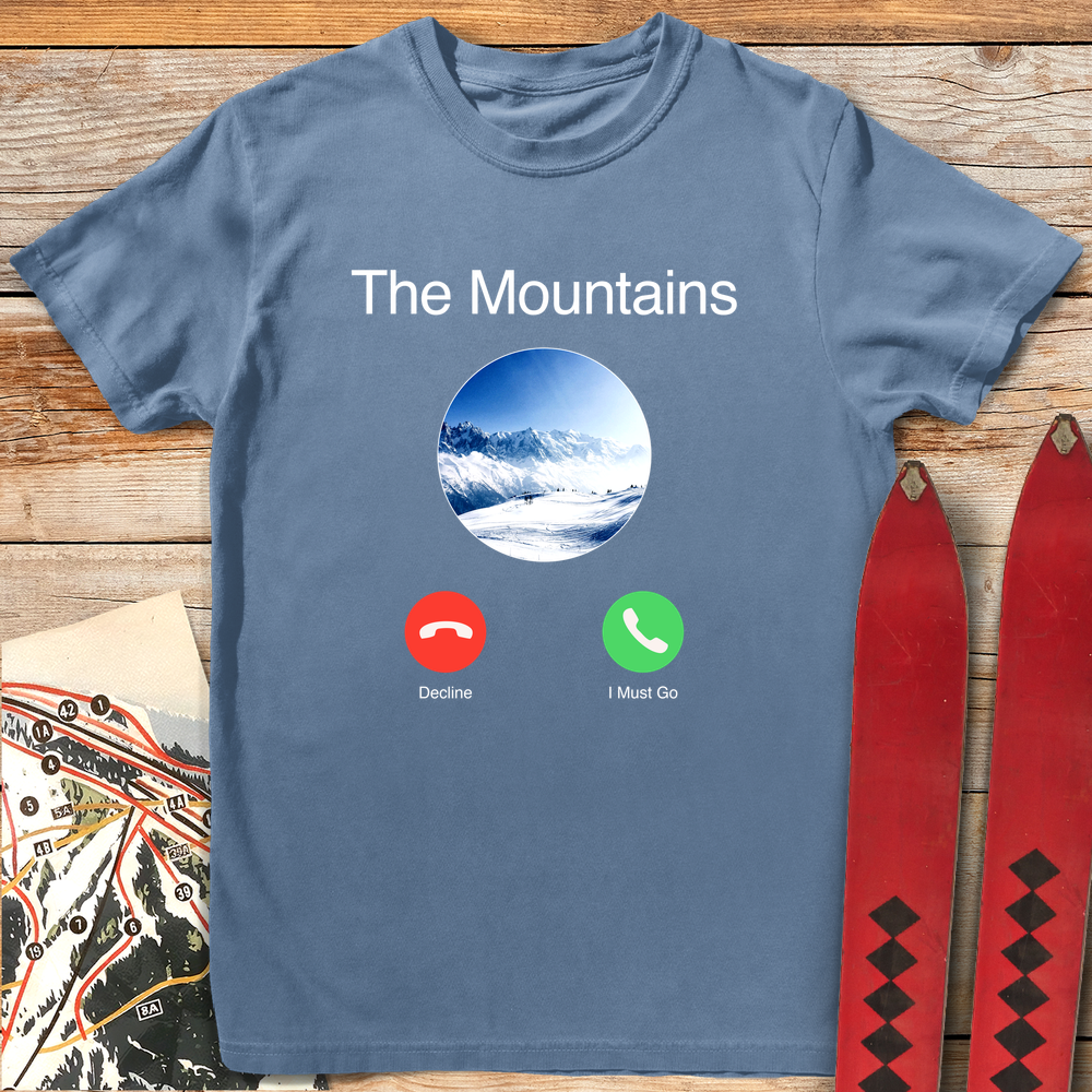 1050 Mountain Call White - Blue Jean