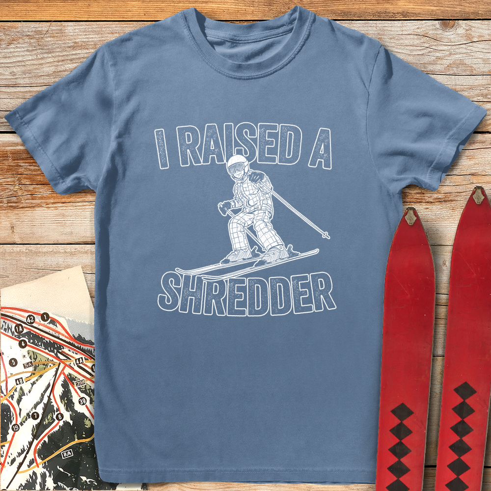 1071 Raised A Shredder White - Blue Jean