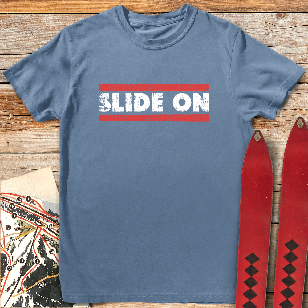 1080 Slide On White - Blue Jean