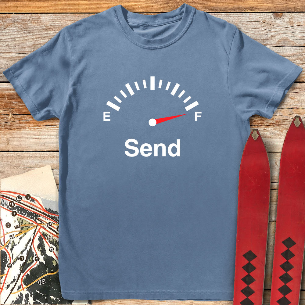 1090 Full Send White - Blue Jean