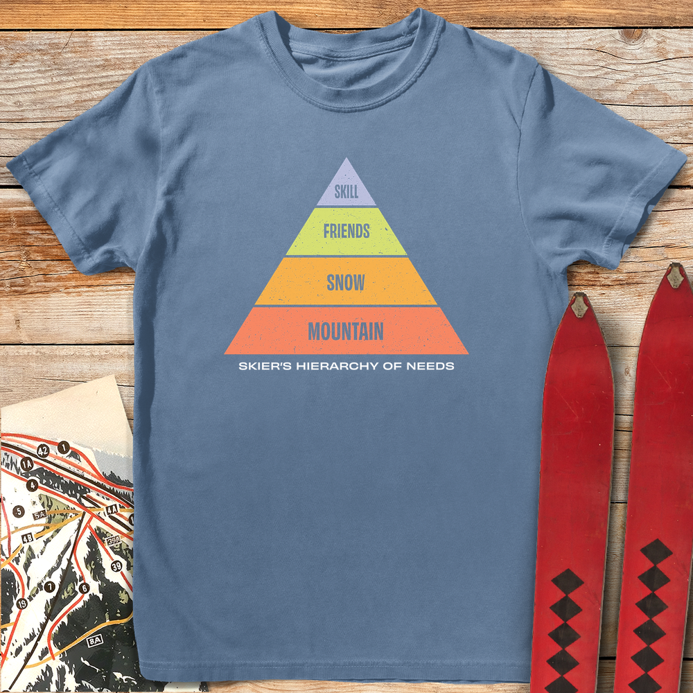 1100 Hierarchy Of Needs White - Blue Jean