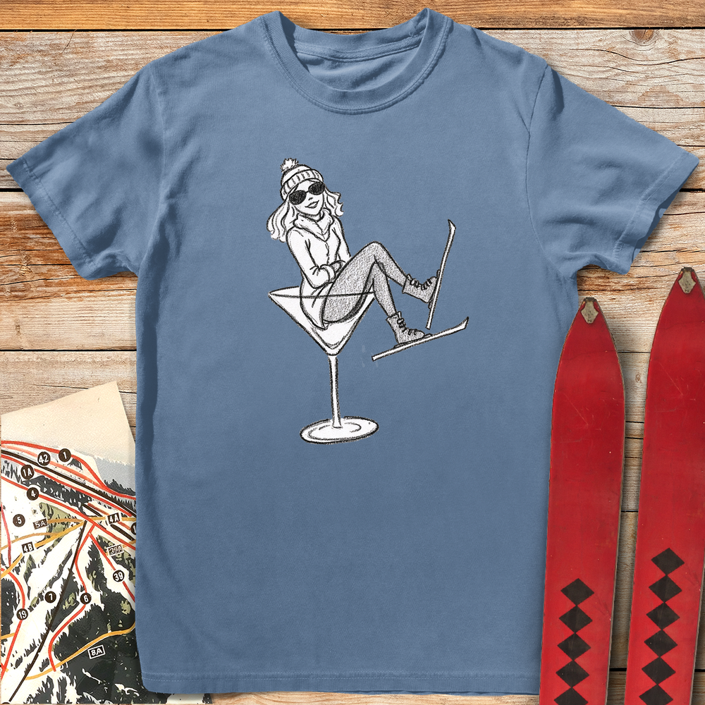 1117 Martini Ski White - Blue Jean