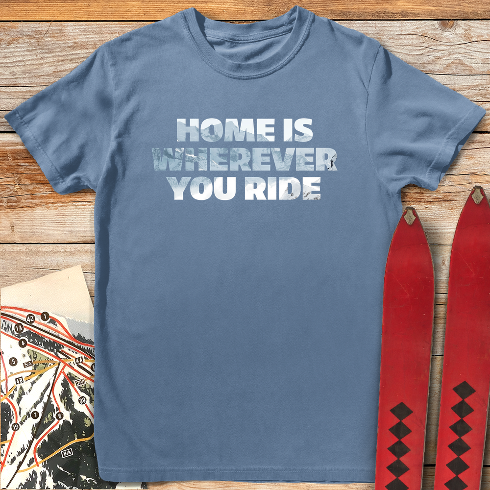 1154 Wherever Home White - Blue Jean