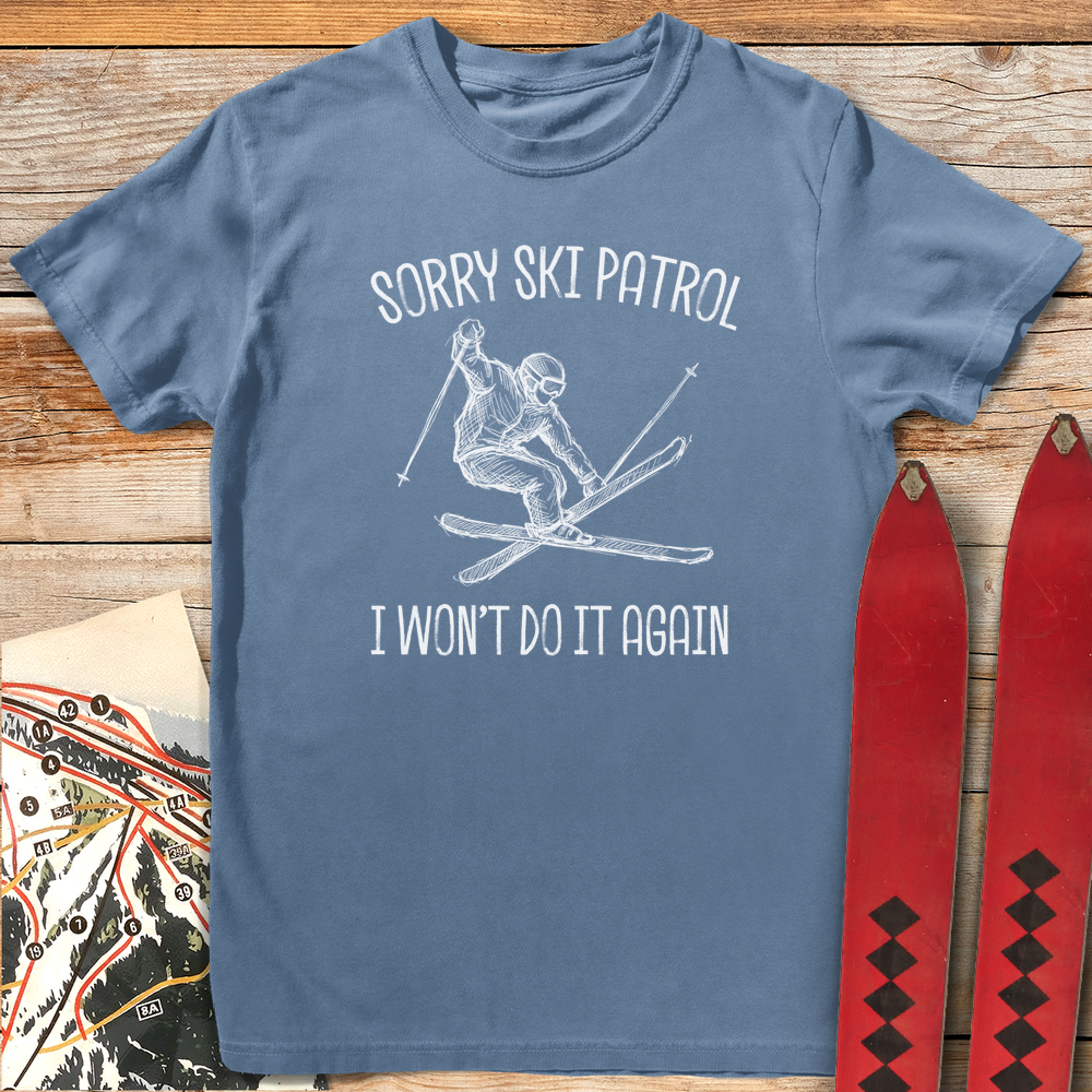 1171 Sorry Ski Patrol White - Blue Jean