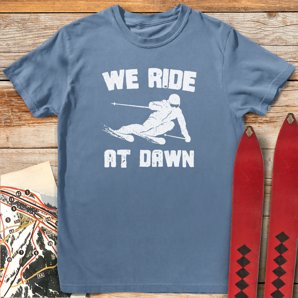 1175 Ride At Dawn Ski White - Blue Jean