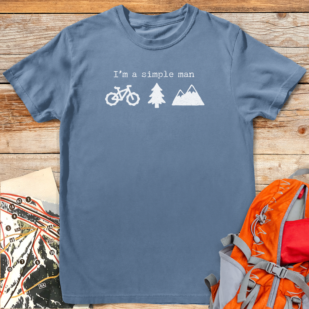 1187 Simple Man Mtb White - Blue Jean
