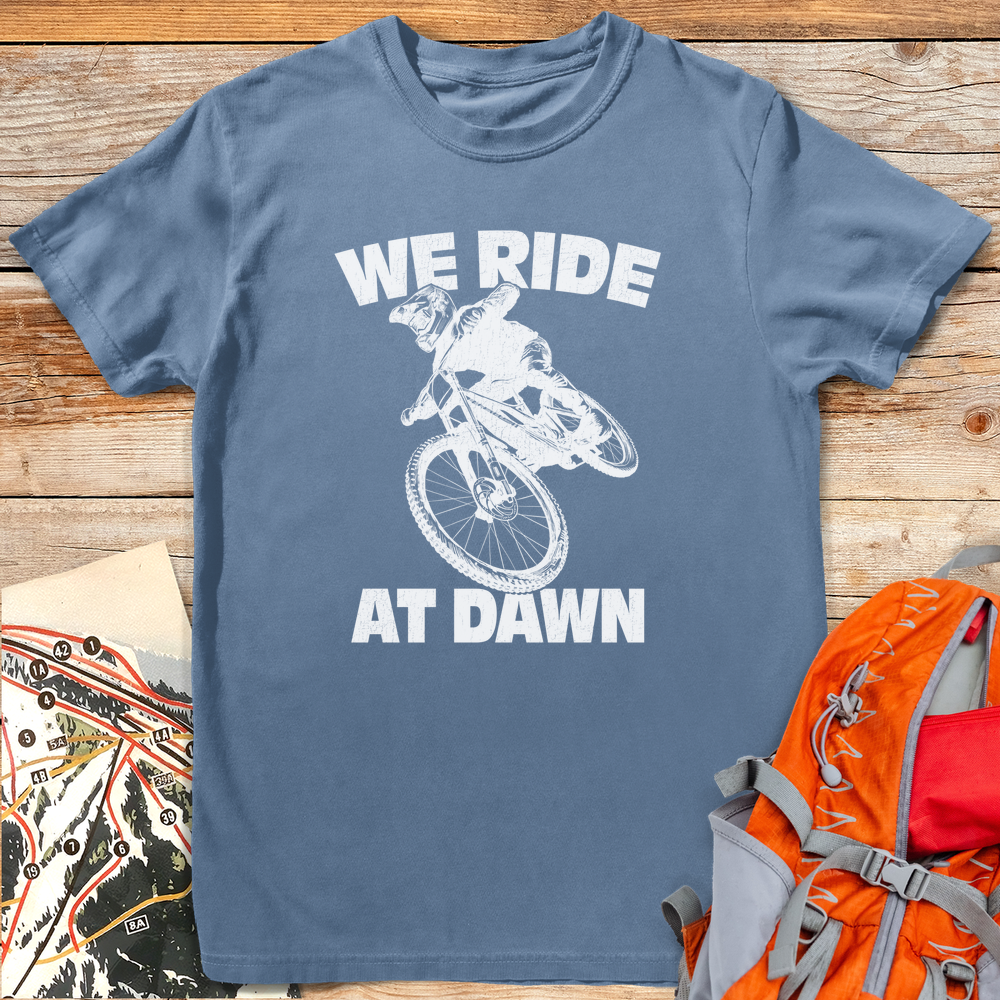 1186 We Ride At Dawn Bike White - Blue Jean