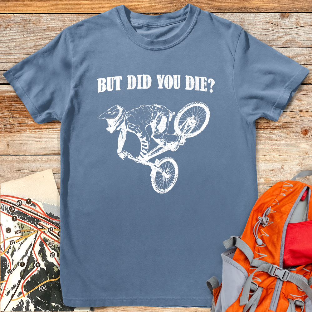 1198 Did You Die Bike White - Blue Jean