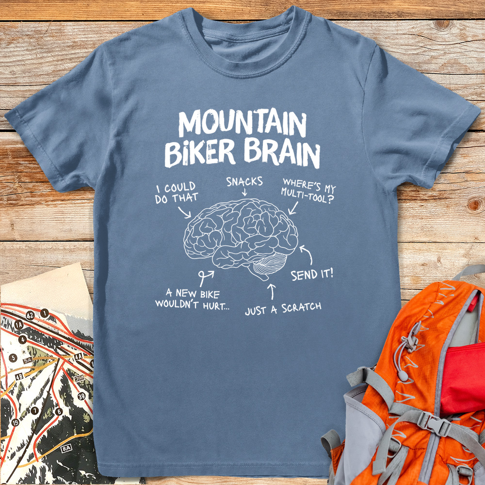1195 Mtb Brain White - Blue Jean