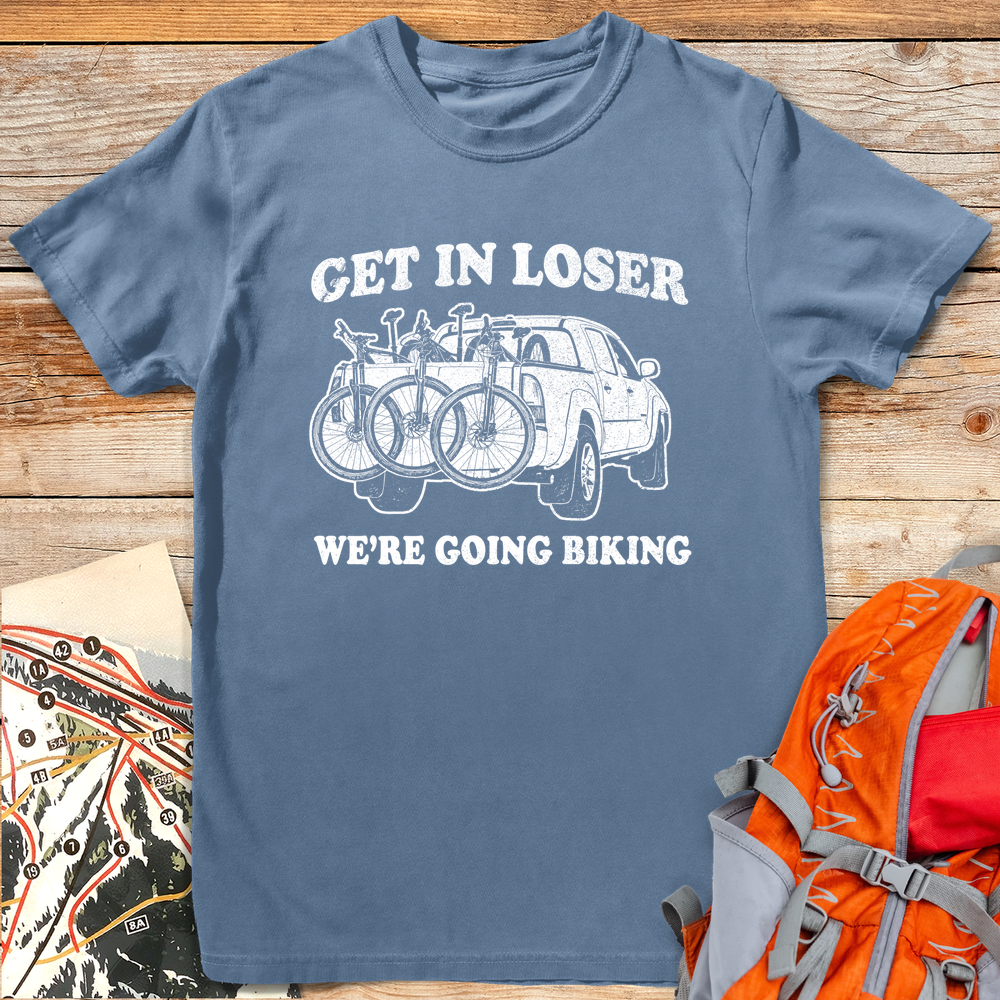 1192 Get In Loser Bike White - Blue Jean