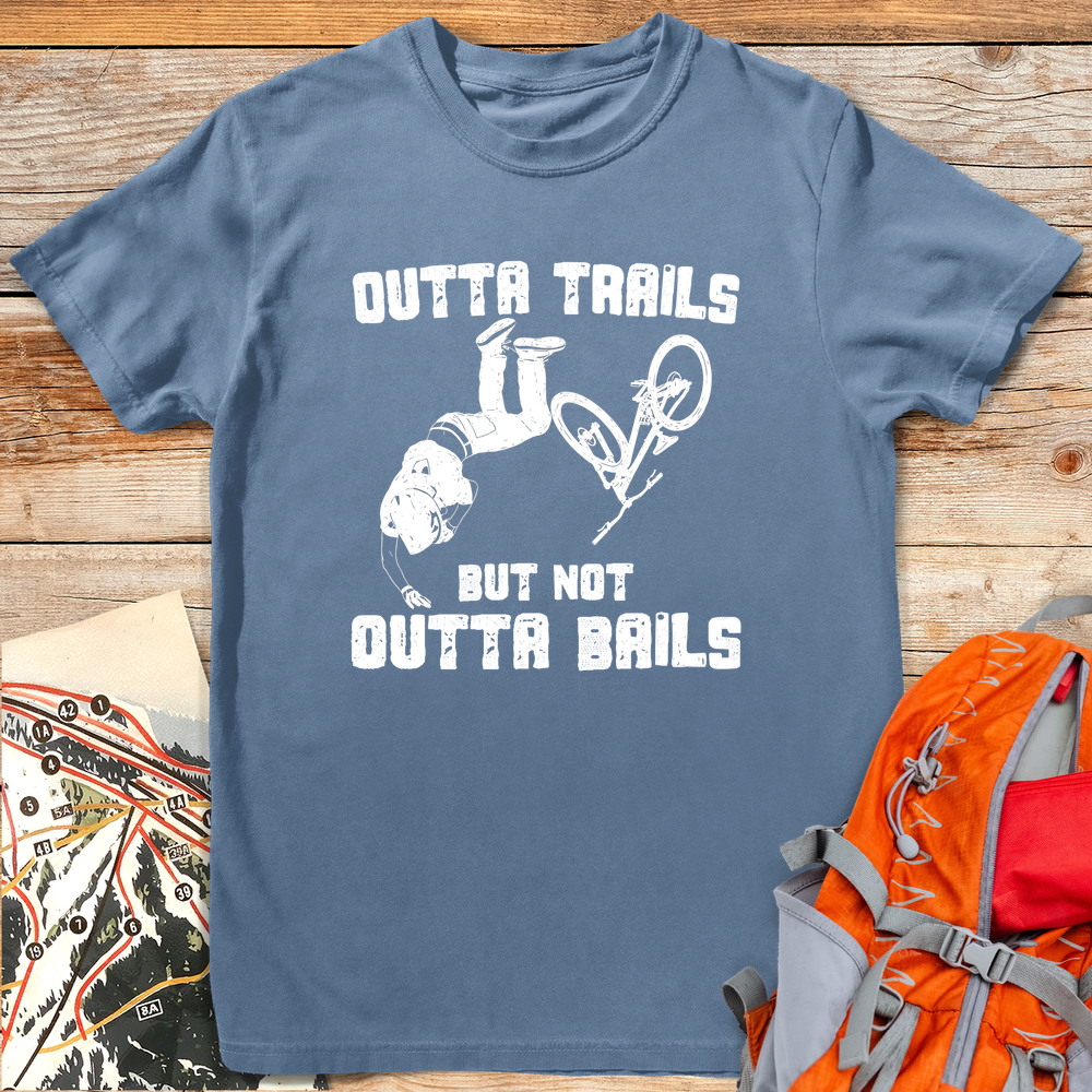 1191 Outta Trails Not Bails White - Blue Jean