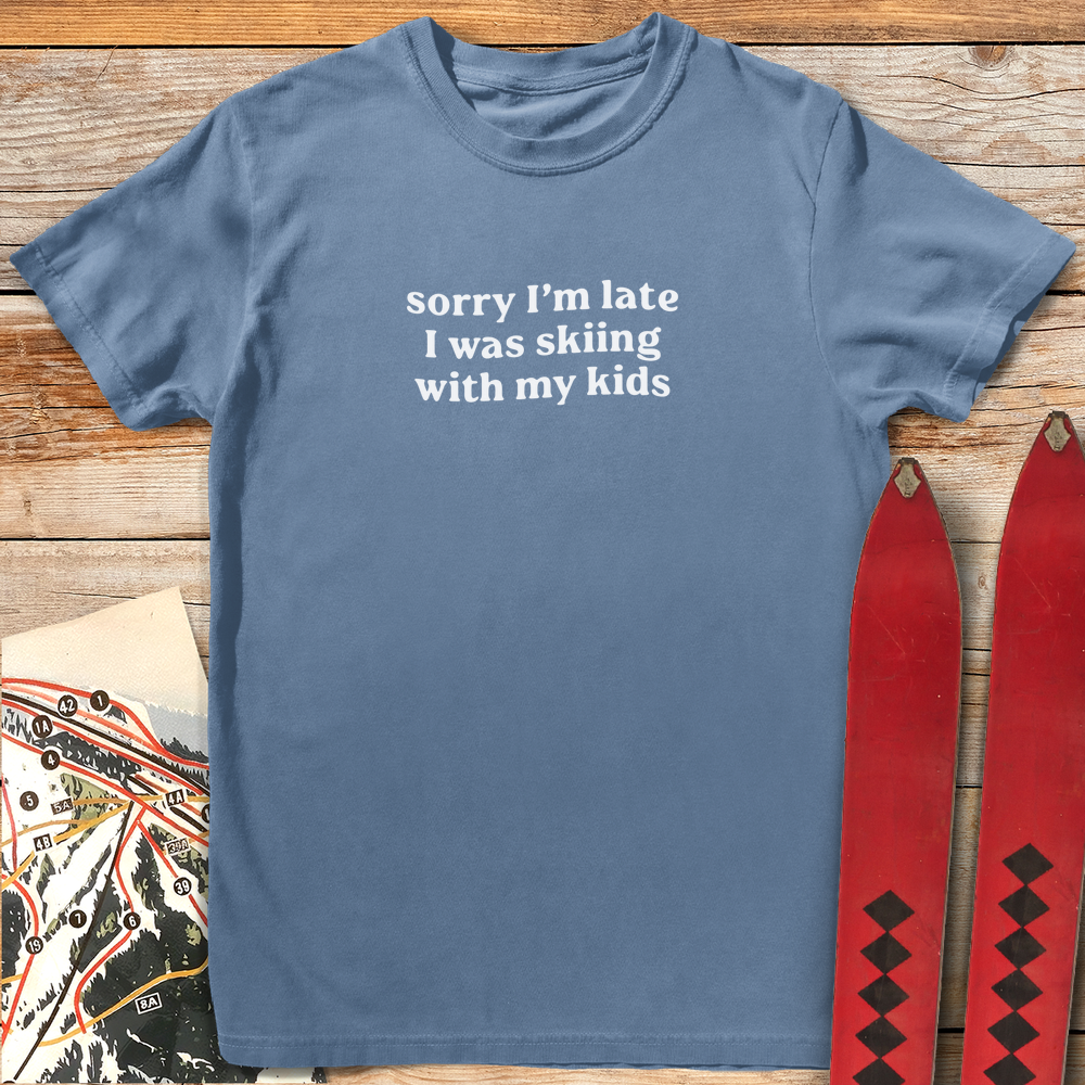 1217 Sorry Ski Kids White - Blue Jean