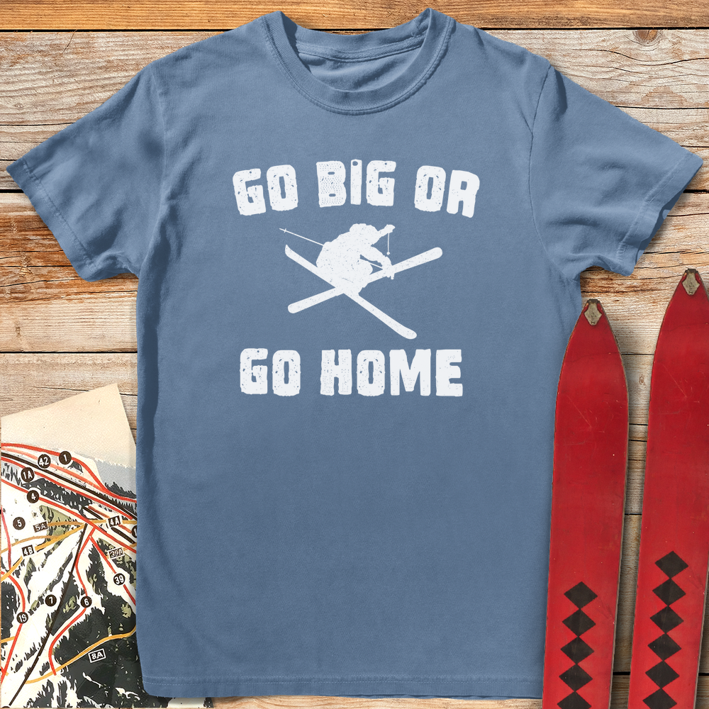 1238 Go Big Skier White - Blue Jean