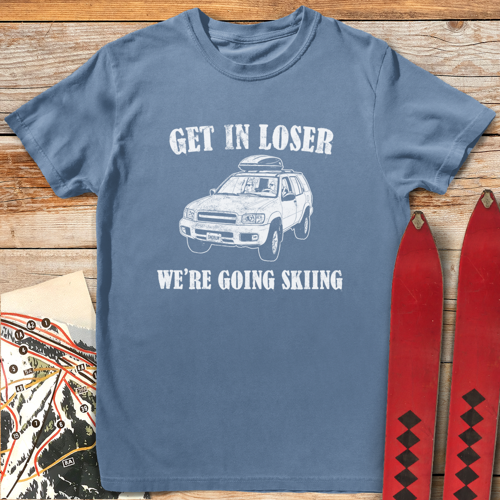 1239 Get In Loser Truck Ski White - Blue Jean