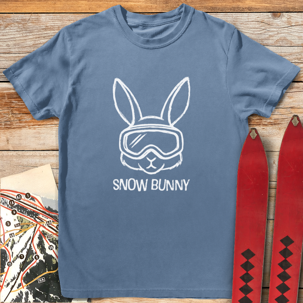 1259 Snow Bunny White - Blue Jean