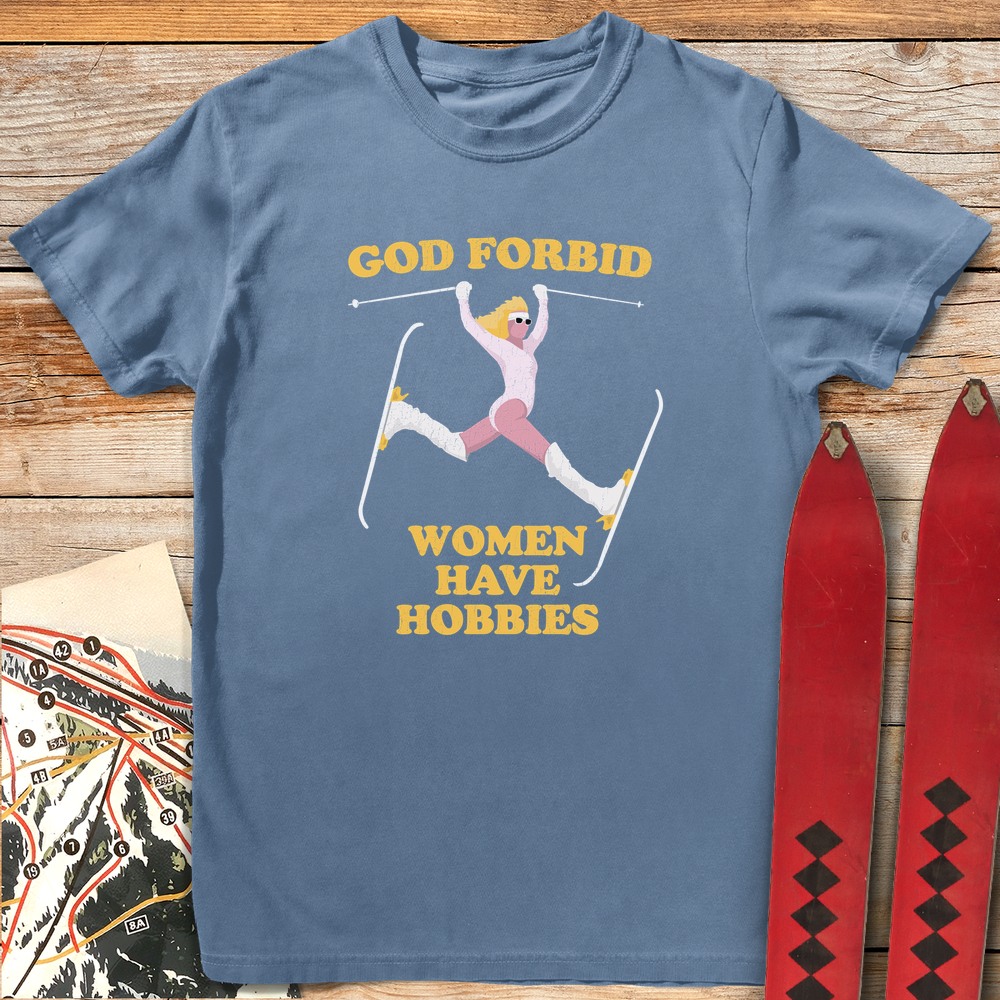1258 God Forbid Girls Ski White - Blue Jean