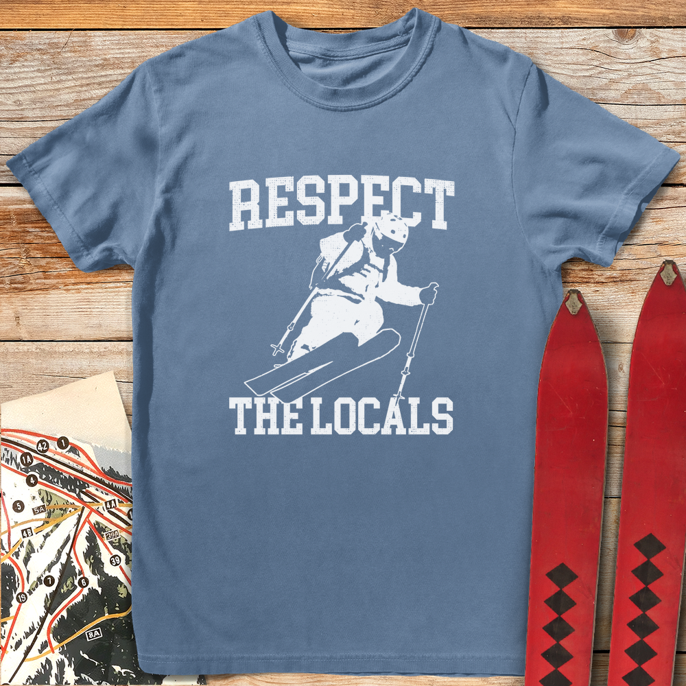 1270 Respect The Locals White - Blue Jean