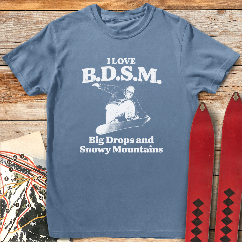 1289 Bdsm Snowboarder White - Blue Jean