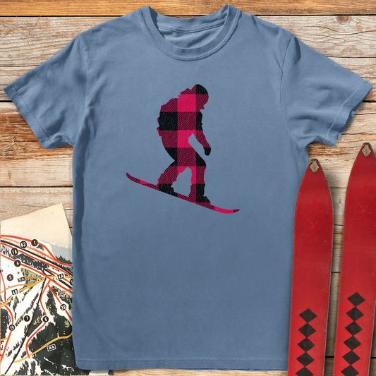 1333 Buffalo Plaid Snowboard - Blue Jean