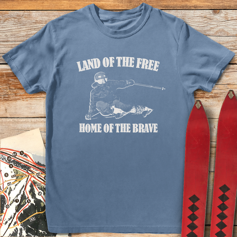 1337 Land Of The Free Ski White - Blue Jean