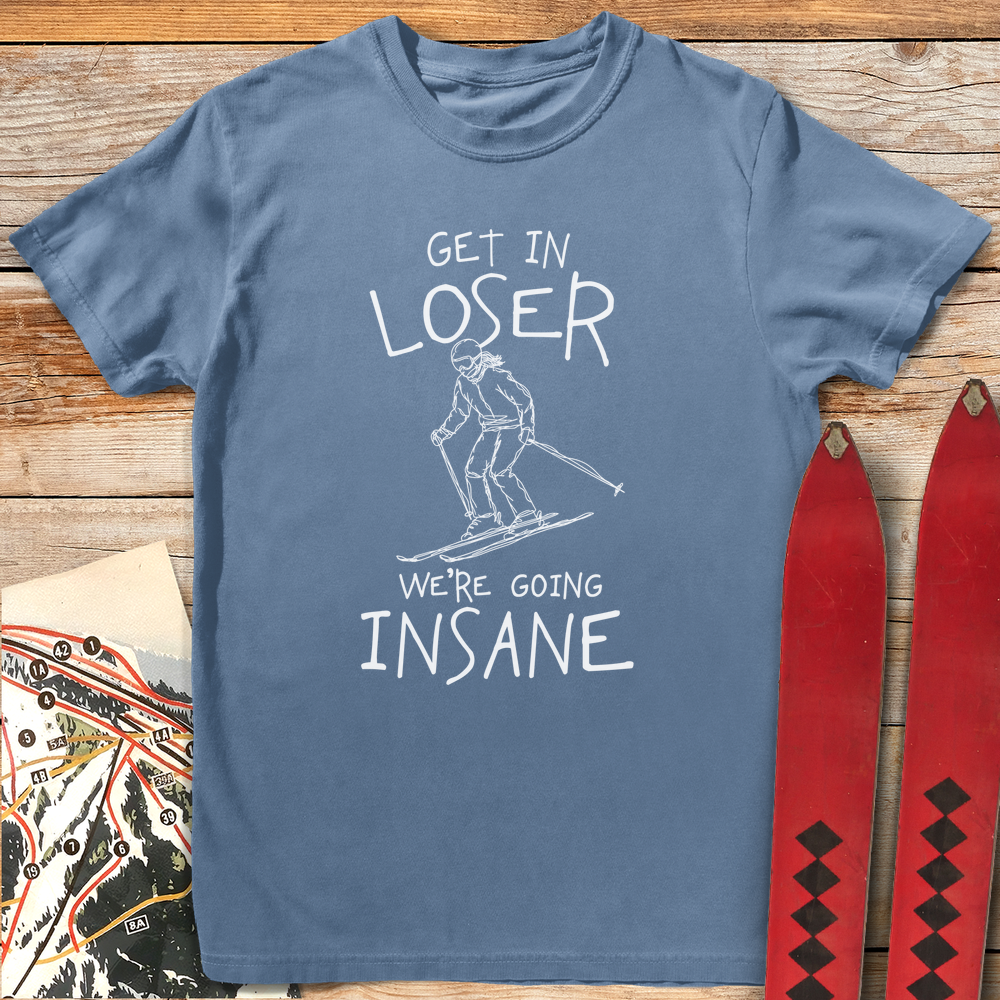 1355 Insane Skier White - Blue Jean