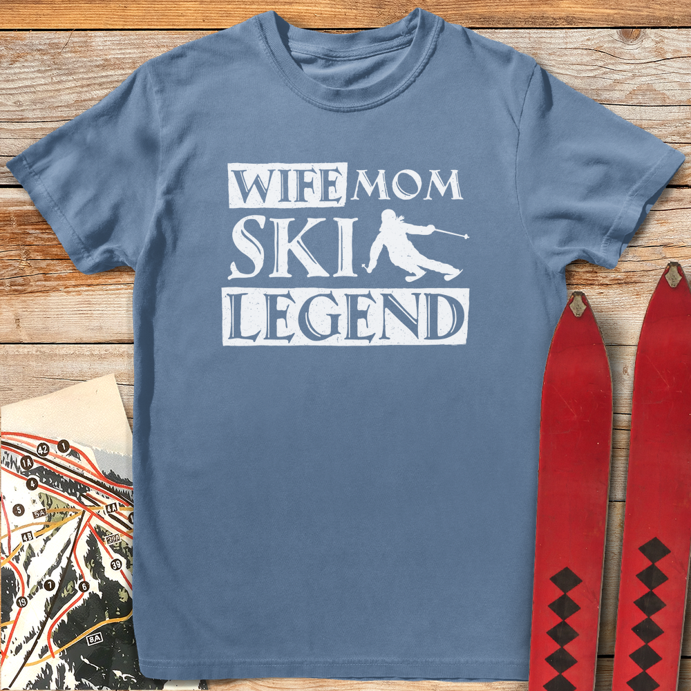 1372 Mom Ski Legend White - Blue Jean