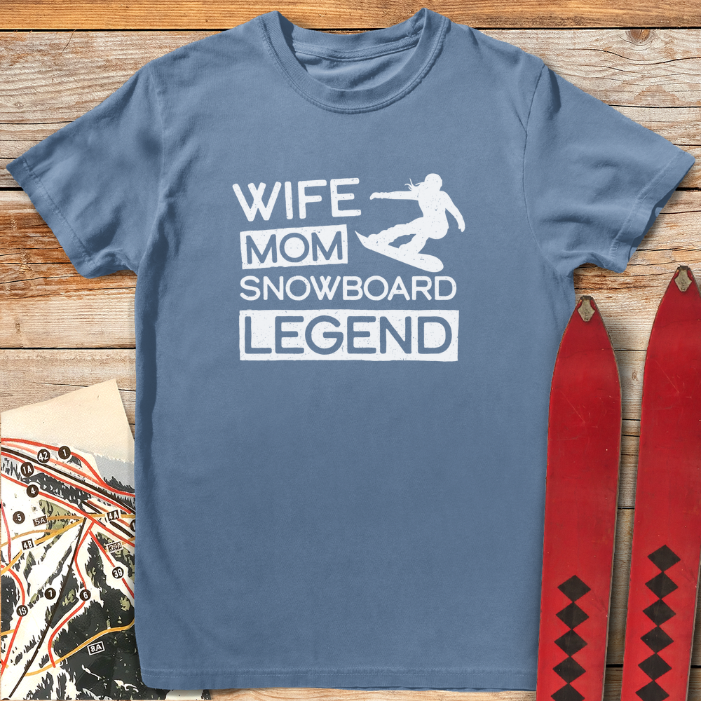 1376 Mom Snowboard Legend White - Blue Jean