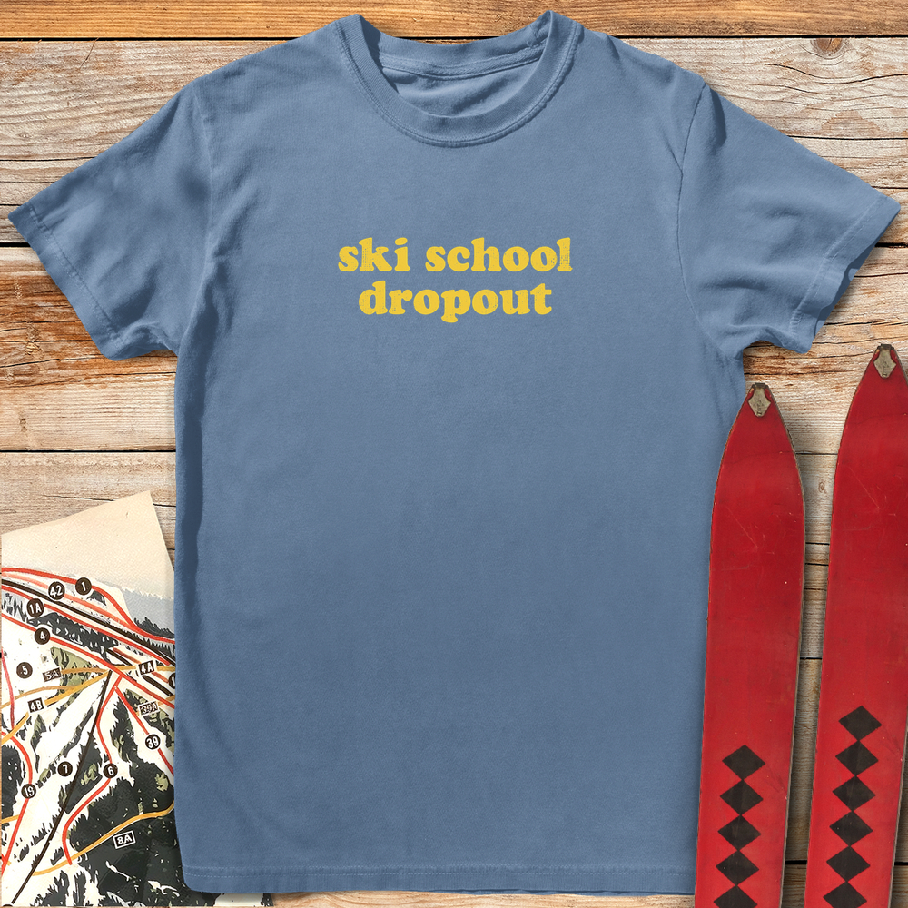 1377 Ski School Dropout White - Blue Jean