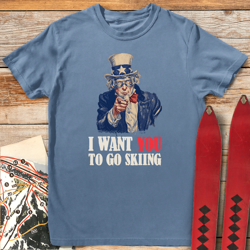 1381 Uncle Sam Request White - Blue Jean