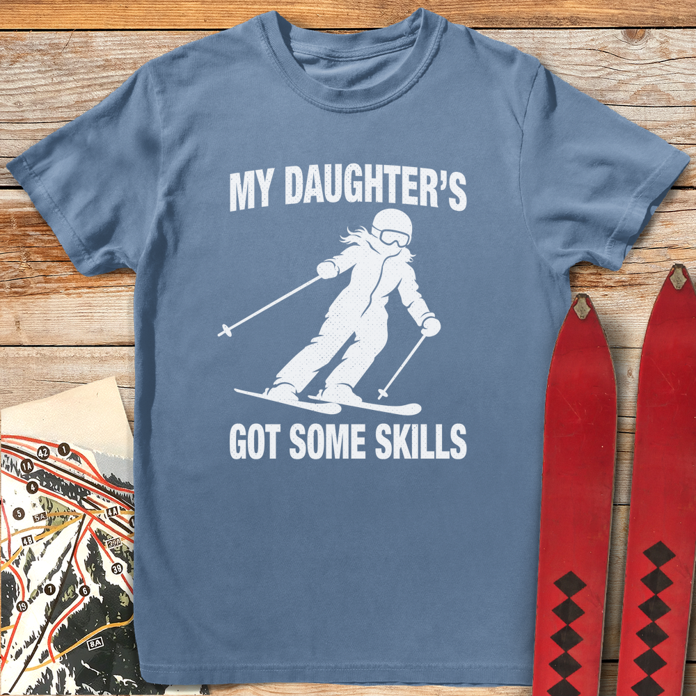 1398 Daughter S Got Skill White - Blue Jean