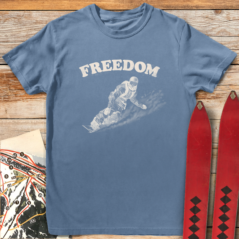 1396 Freedom Snowboard White - Blue Jean