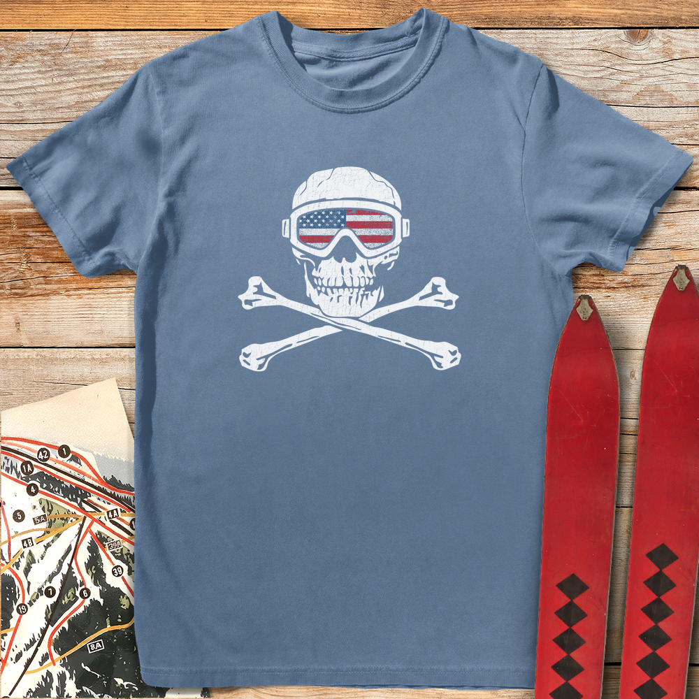 1418 Goggle Roger Usa White - Blue Jean