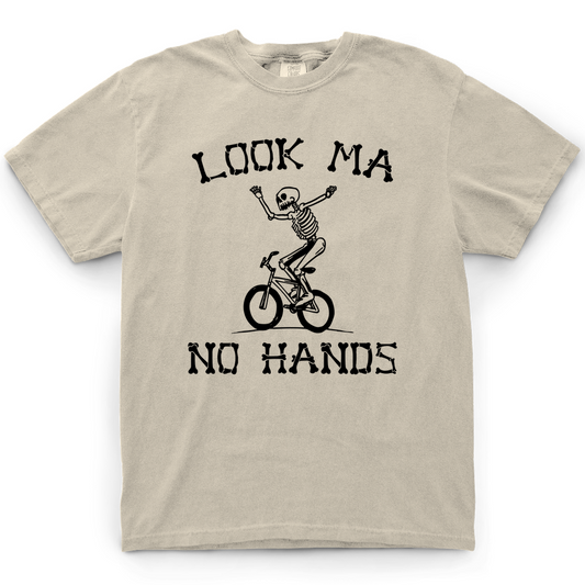 Look Ma No Hands T-Shirt - Ivory