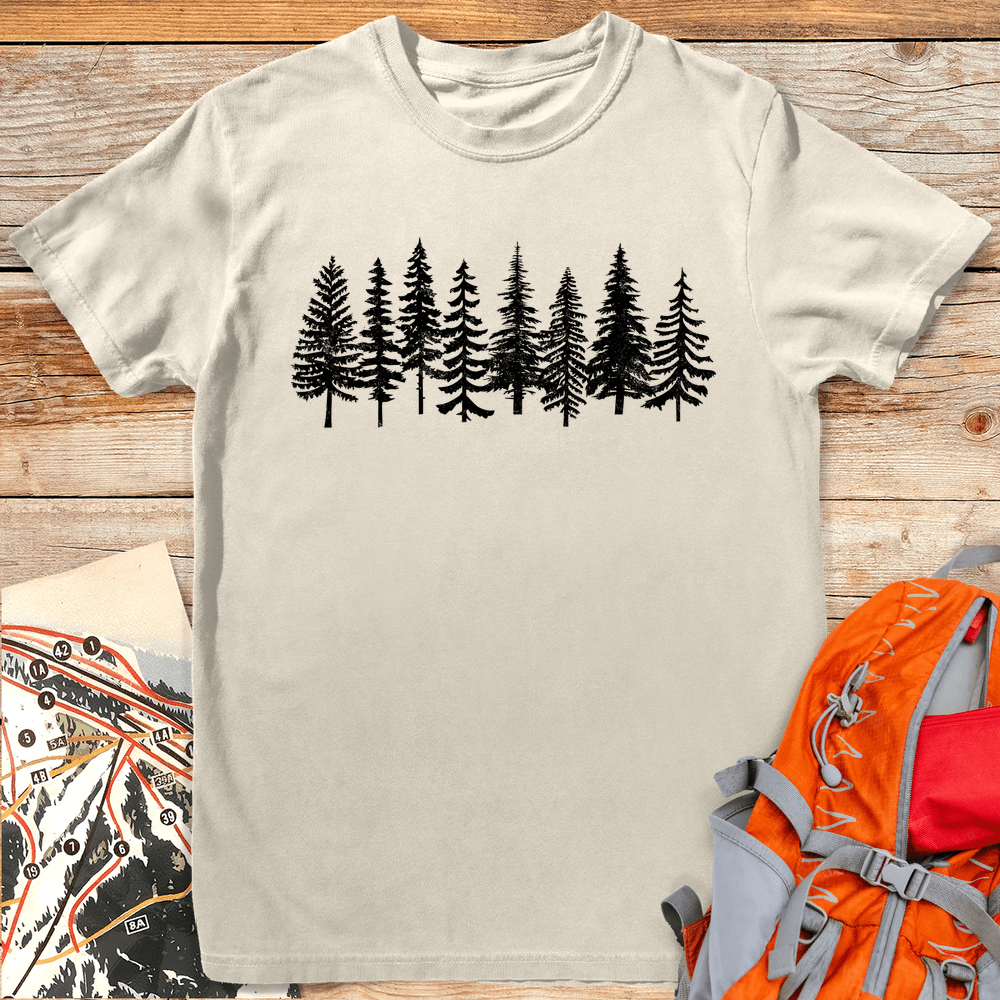 413 Simple Forest White - Ivory