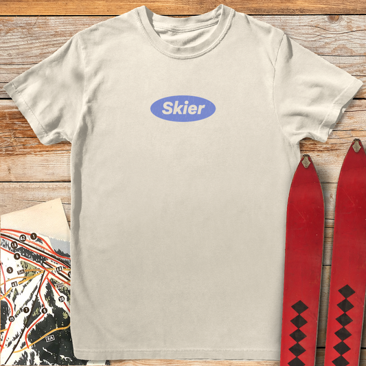 616 Oval Skier - Ivory