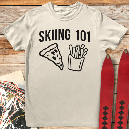 644 Skiing 101 White - Ivory