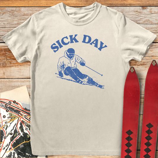 664 Sick Day Skier White - Ivory