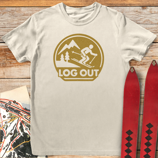 746 Log Out Skier White - Ivory