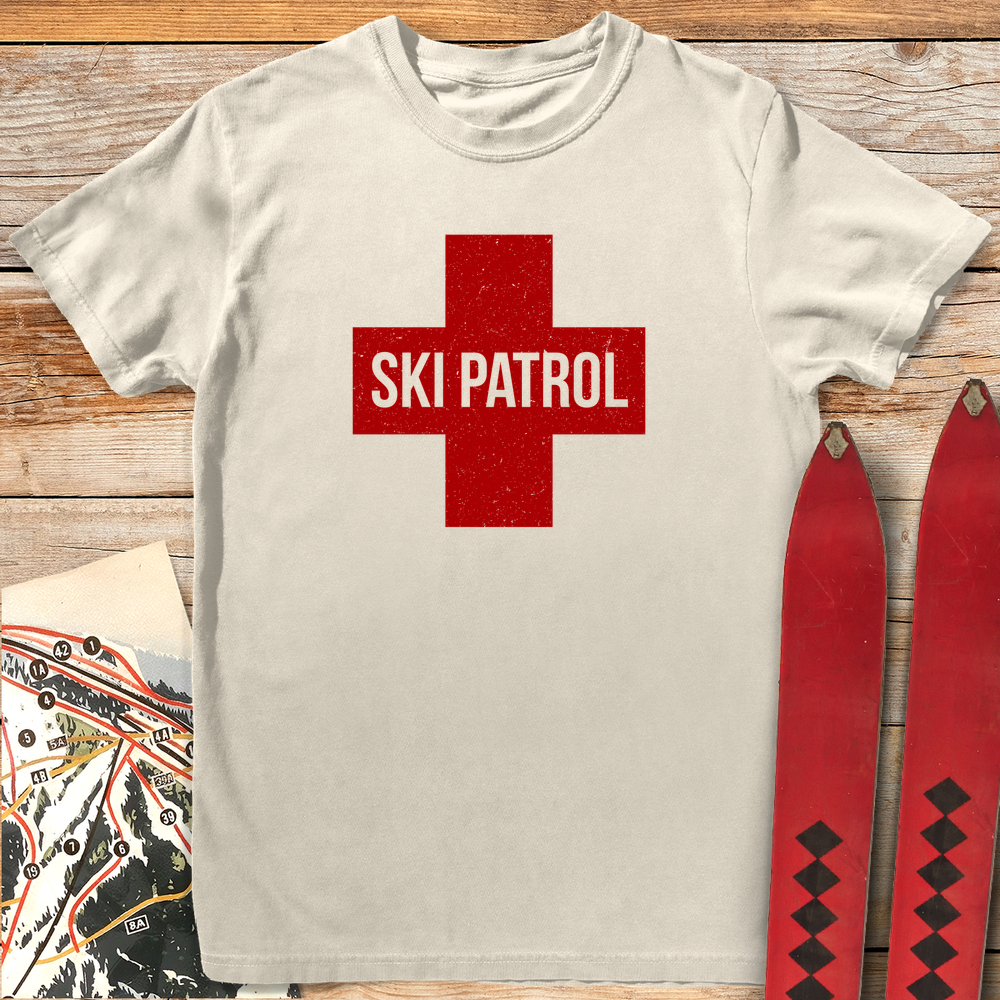 802 Ski Patrol Cross White - Ivory
