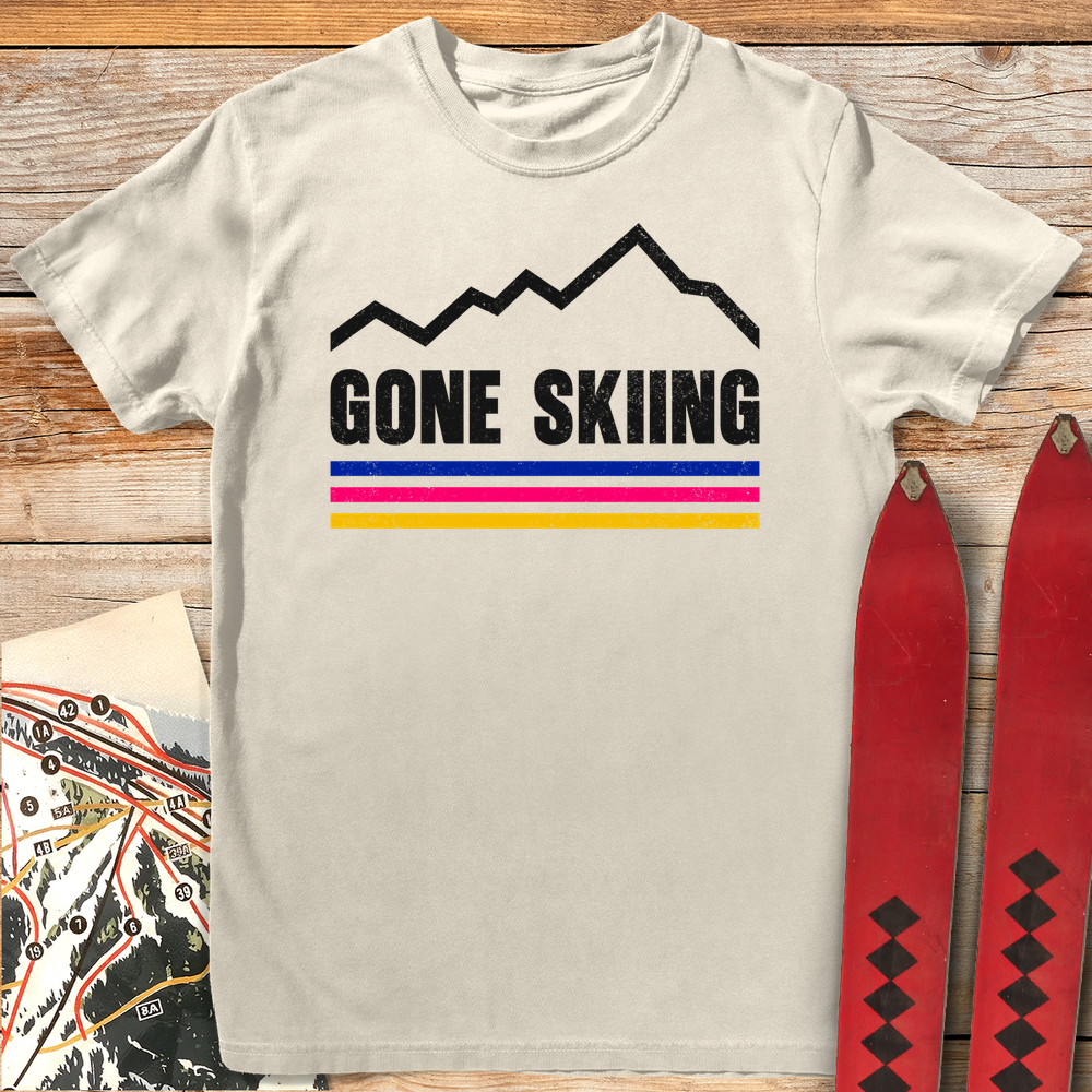855 Gone Skiing Vintage White - Ivory