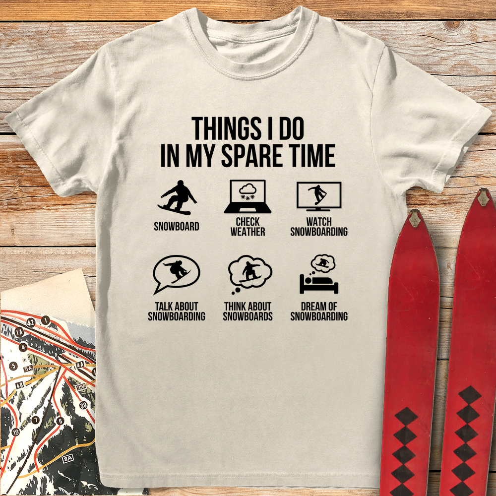 937 Spare Time Snowboard White - Ivory