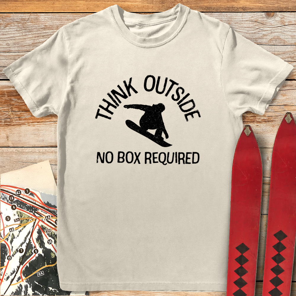 1021 Think Outside Snowboard White - Ivory