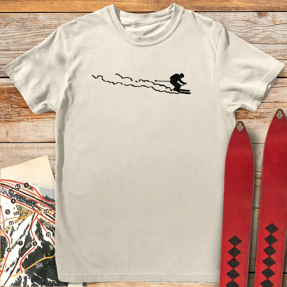 1015 Pow Line Ski White - Ivory