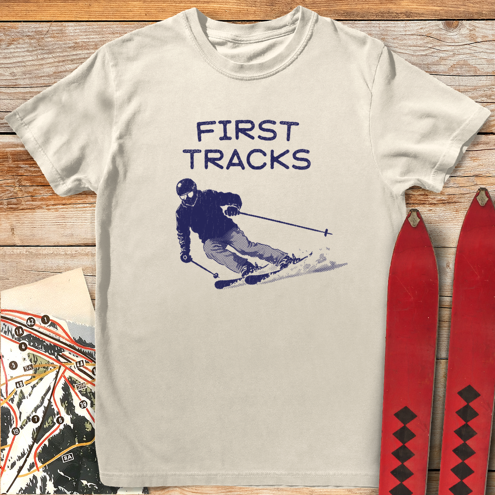 1059 First Tracks Skier White - Ivory
