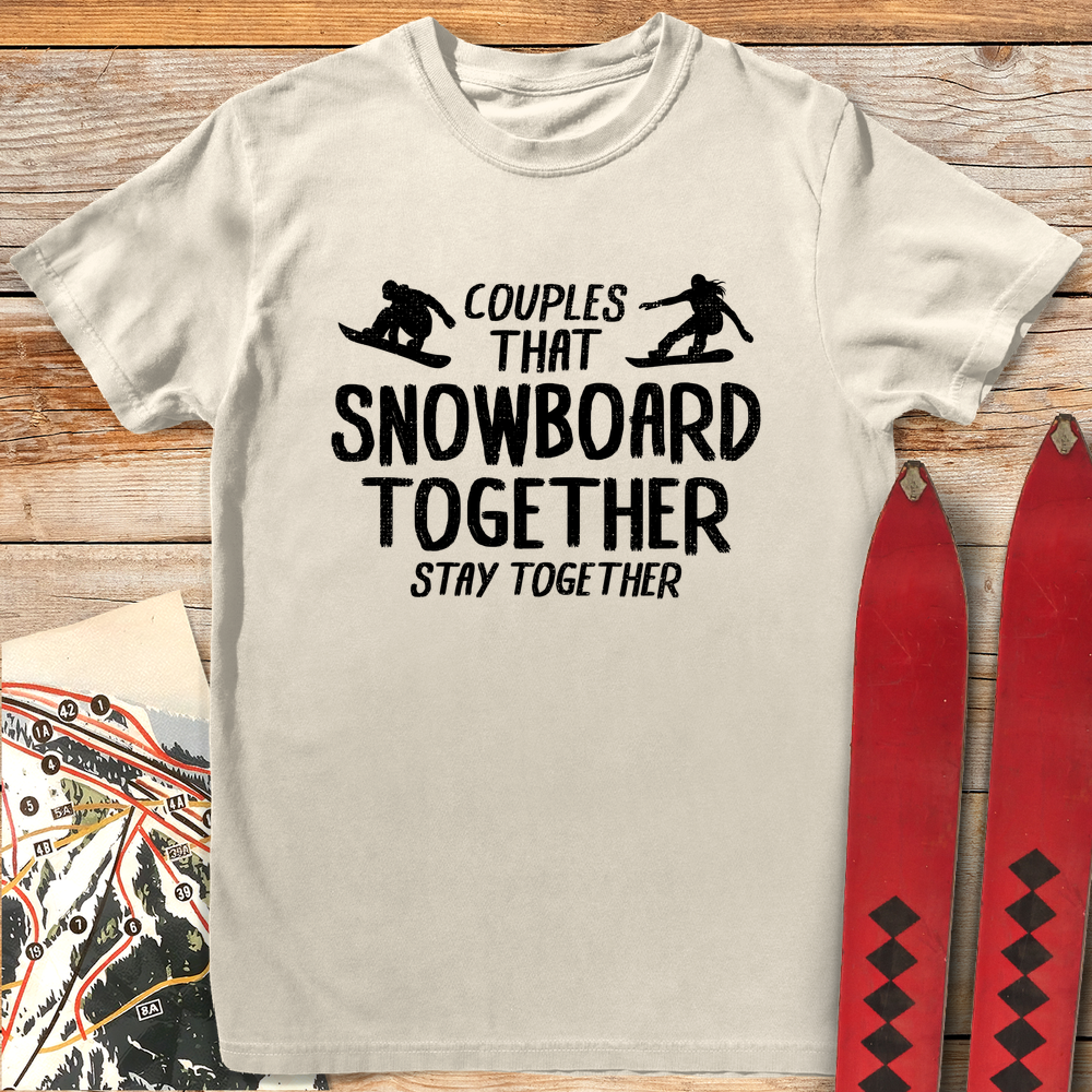1073 Snowboard Couples White - Ivory