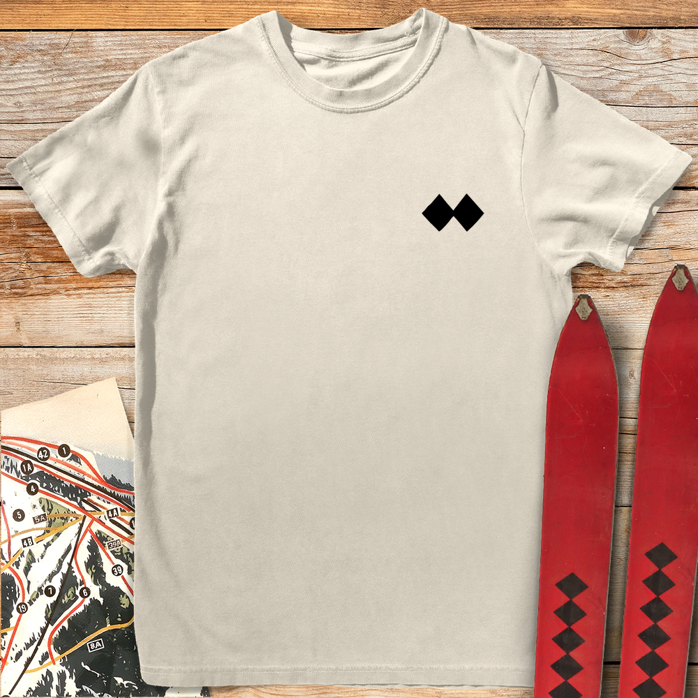 1084 Double Diamond Pocket White - Ivory