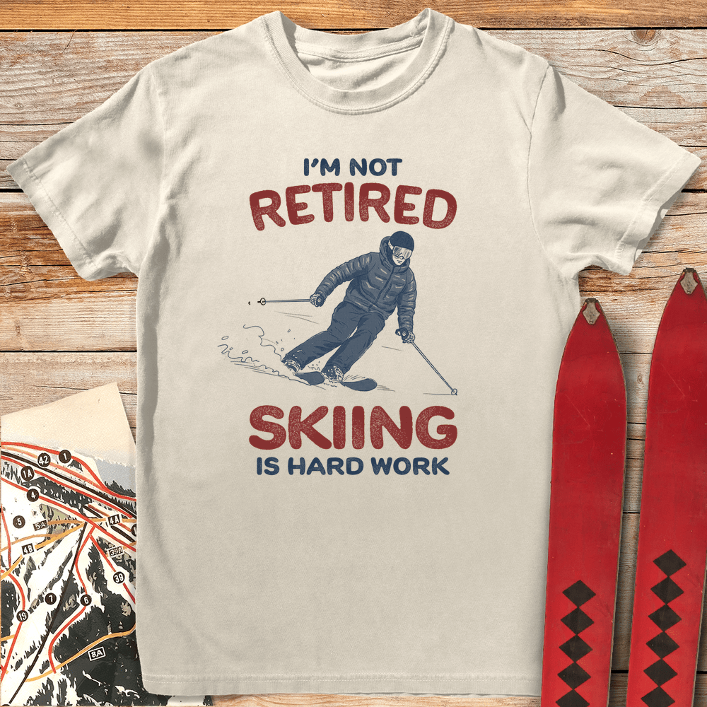 1094 I M Not Retired White - Ivory