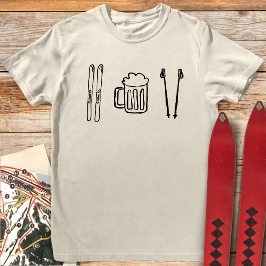 1103 Skis And Beer White - Ivory